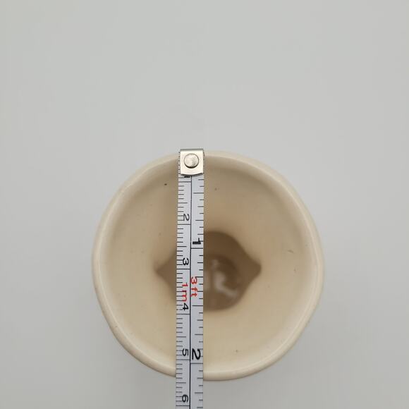 Vintage Marbled Pottery Bud Vases Set of 2 Earth Tone Swirl Small 3.5″ - Picture 10 of 15